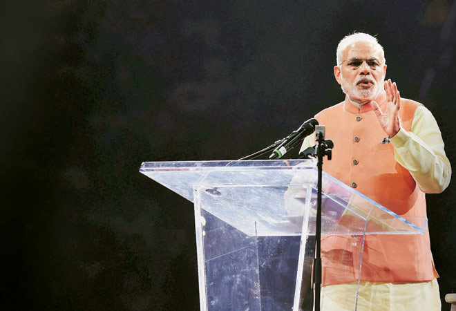 Prime Minister Narendra Modi at Madison Square Garden in New York Prime Minister Narendra Modi at Madison Square Garden in New York