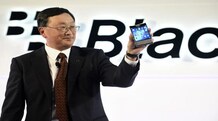 BlackBerry launches square-screen Passport phone BlackBerry Chief Executive John Chen introduces the Passport smartphone during an official launch event in Toronto, September 24, 2014. Photo: Reuters