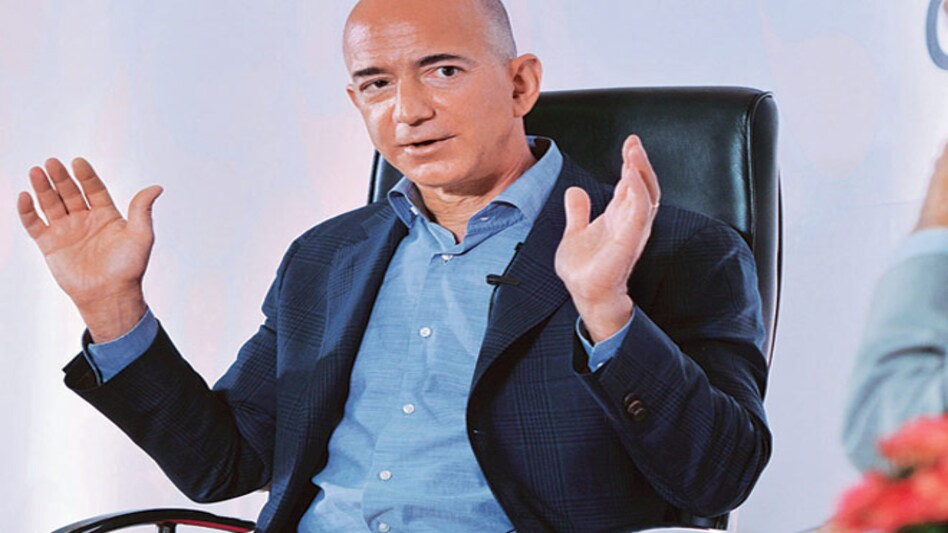 "I am completely at his disposal, he (Narendra Modi) has a fantastic international reputation. I am super excited to meet him," says Jeff Bezos (Photo: K Asif) "I am completely at his disposal, he (Narendra Modi) has a fantastic international reputation. I am super excited to meet him," says Jeff Bezos (Photo: K Asif)