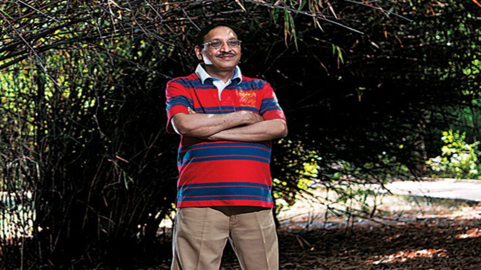 Happy days: ONGC CMD V.K. Sarraf at a public park in Delhi. Photo: Vivan Mehra Happy days: ONGC CMD V.K. Sarraf at a public park in Delhi. Photo: Vivan Mehra
