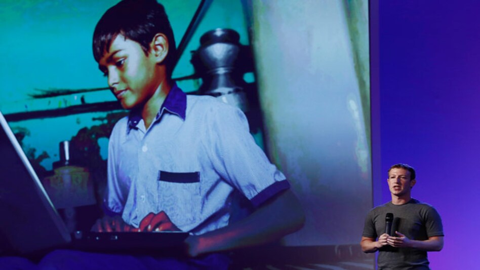 Mark Zuckerberg, founder and CEO of Facebook, addresses a gathering during the Internet.org Summit in New Delhi October 9, 2014. Photo: Reuters Mark Zuckerberg, founder and CEO of Facebook, addresses a gathering during the Internet.org Summit in New Delhi October 9, 2014. Photo: Reuters