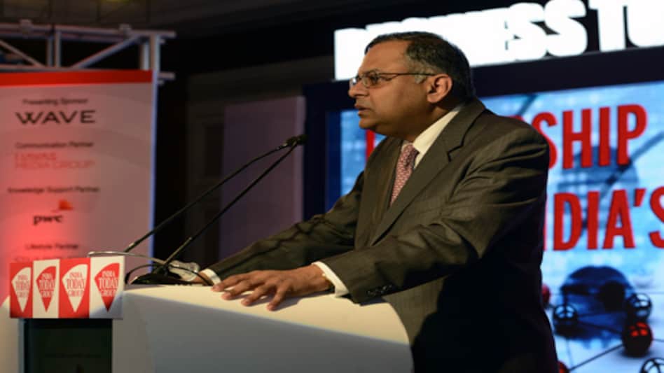 TCS CEO and MD N Chandrasekaran. Photo: Shekhar Ghosh TCS CEO and MD N Chandrasekaran. Photo: Shekhar Ghosh