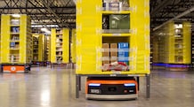 Amazon's new robot army is ready to ship Kiva robots move inventory at an Amazon fulfilment center in Tracy, California December 1, 2014. Photo: Reuters