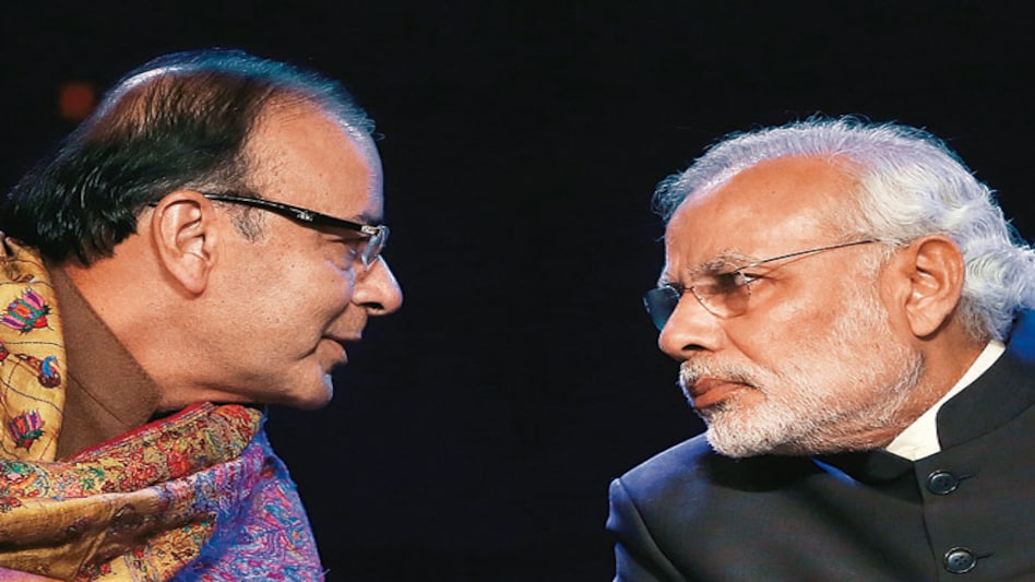 Prime Minister Narendra Modi with Union finance minister Arun Jaitley. Prime Minister Narendra Modi with Union finance minister Arun Jaitley.