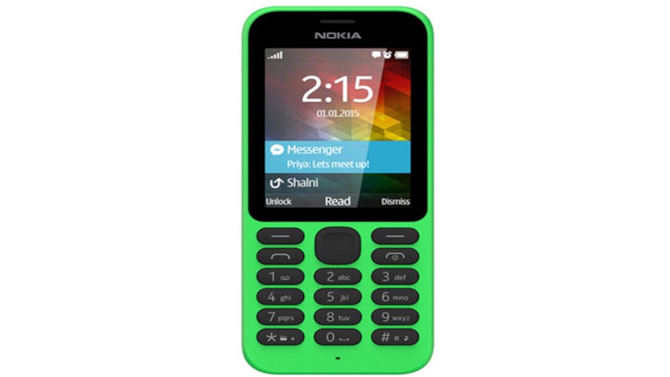 Nokia 215 announced, may cost less than Rs 2,000 in India Nokia 215 announced, may cost less than Rs 2,000 in India