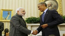 As Obama visits, signs that India is pushing back against China US President Barack Obama shakes hands with Prime Minister Narendra Modi (L) at the end of their meeting in the Oval Office of the White House in Washington September 30, 2014. Photo: Reuters