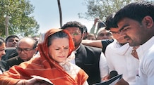 After Land Bill protest, Sonia Gandhi promises to fight for farmers Congress president Sonia Gandhi interacts with farmers in Rewari, Haryana, on Saturday. (Photo: Qamar Sibtain)