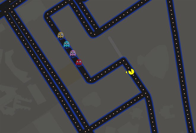April Fool's day prank: Pacman takes over Google Maps April Fool's day prank: Pacman takes over Google Maps