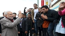 PM Narendra Modi makes strong pitch for permanent UNSC seat for India Indian Prime Minister Narendra Modi (L) waves to people from the French Indian community as he leaves the Indian World War memorial in Neuve Chapelle near Lille April 11, 2015. (Photo: Reuters)