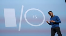 Google unveils Android's latest technological tricks: Now on Tap and more Sundar Pichai, Senior Vice President for products, delivers his keynote address during the Google I/O developers conference in San Francisco, California May 28, 2015. (Photo: Reuters)