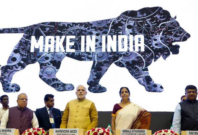 File Photo of the launch of  'Make in India' programme