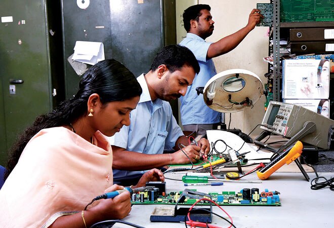 All wired up: The Thiruvananthapuram facility of Adtech Systems