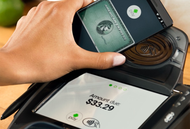 The service lets people make purchases at retail stores by tapping their phone against the store's payment terminal. The user's debit or credit card on file then gets charged. 