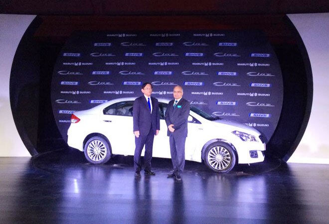 Maruti Suzuki launches hybrid Ciaz at Rs 8.23 lakh Maruti Suzuki launches hybrid Ciaz at Rs 8.23 lakh