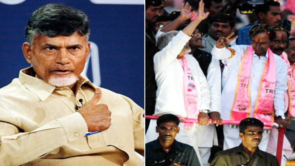 Andhra Pradesh Chief Minister Chandrababu Naidu (L); Telangana Chief Minister K Chandrasekhar Rao (Photo: Reuters) Andhra Pradesh Chief Minister Chandrababu Naidu (L); Telangana Chief Minister K Chandrasekhar Rao (Photo: Reuters)