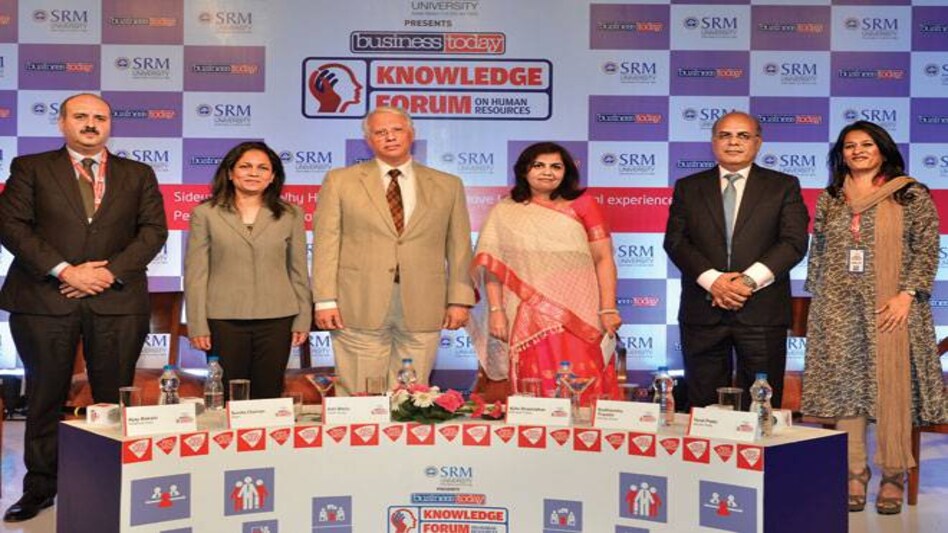 (L to R): Ajay Bakshi, Vodafone India; Sunita Cherian, Wipro; Adil Malia, Essar Group; Ajita Shashidhar, Business Today; Sudhanshu Tripathi, Hinduja Group; and Toral Patel, Accord India (L to R): Ajay Bakshi, Vodafone India; Sunita Cherian, Wipro; Adil Malia, Essar Group; Ajita Shashidhar, Business Today; Sudhanshu Tripathi, Hinduja Group; and Toral Patel, Accord India