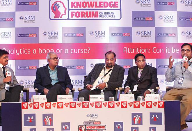 (L to R): E. Kumar Sharma, Business Today; Chandrasekhar Sripada, Dr. Reddyâs; Chetan L., Pramati Technologies; Raamchander Maddela, Foodmingo.com; and Mayank Tivary, Facebook India (L to R): E. Kumar Sharma, Business Today; Chandrasekhar Sripada, Dr. Reddyâs; Chetan L., Pramati Technologies; Raamchander Maddela, Foodmingo.com; and Mayank Tivary, Facebook India