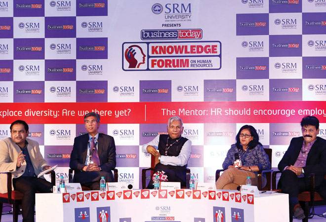 (L to R): Alokesh Bhattacharyya, Business Today; Rohit Gera, Gera Developments; Pradeep Bhargava, Cummins India; Putul Mathur, Wipro; C.D. Ramesh, DHFL (L to R): Alokesh Bhattacharyya, Business Today; Rohit Gera, Gera Developments; Pradeep Bhargava, Cummins India; Putul Mathur, Wipro; C.D. Ramesh, DHFL