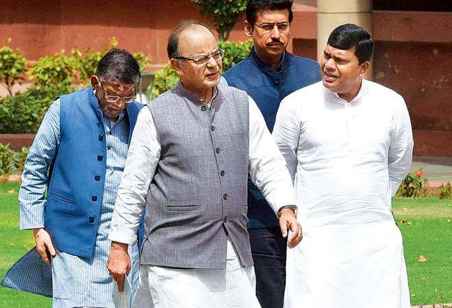 Union finance minister Arun Jaitley has stepped up the war to remove black money from the economy. Photo: Mail Today Union finance minister Arun Jaitley has stepped up the war to remove black money from the economy. Photo: Mail Today