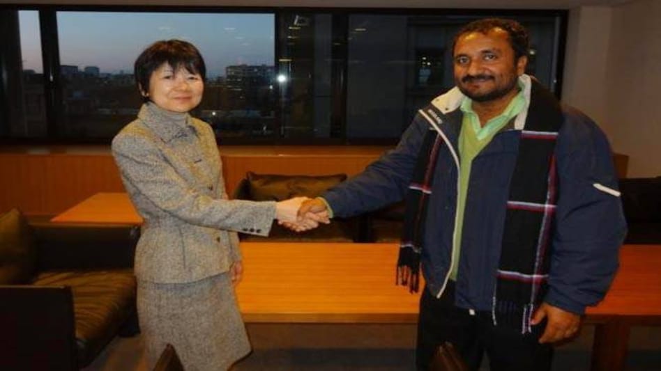 Anand Kumar meets with the Tokyo University Executive Vice President Masako Egawa Anand Kumar meets with the Tokyo University Executive Vice President Masako Egawa