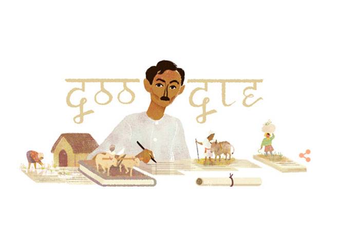 Google Doodle celebrates Premchand on his 136th birthday