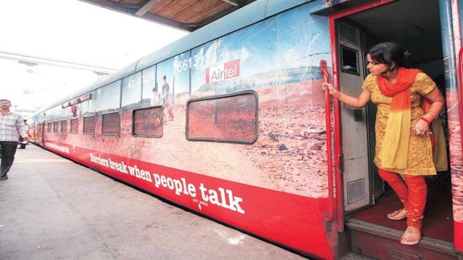 Indian Railways to rake in Rs 11k crore with ad-wrapped trains Indian Railways to rake in Rs 11k crore with ad-wrapped trains
