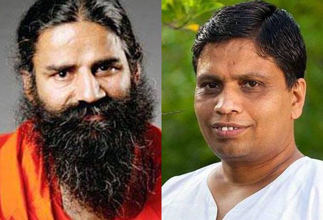 Baba Ramdev (L) and Acharya Balkrishna. Baba Ramdev (L) and Acharya Balkrishna.