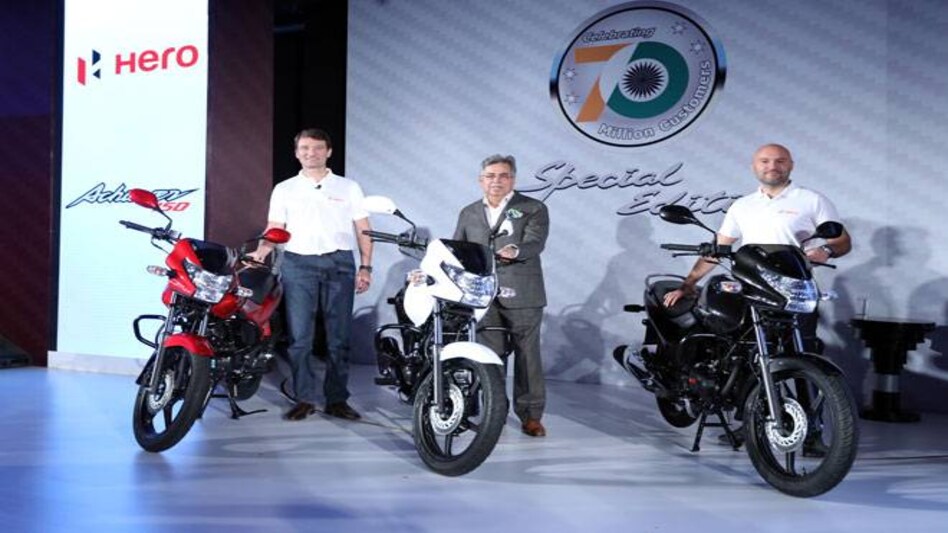 Hero MotoCorp launches new Achiever 150 priced at Rs 62,800 Hero MotoCorp launches new Achiever 150 priced at Rs 62,800