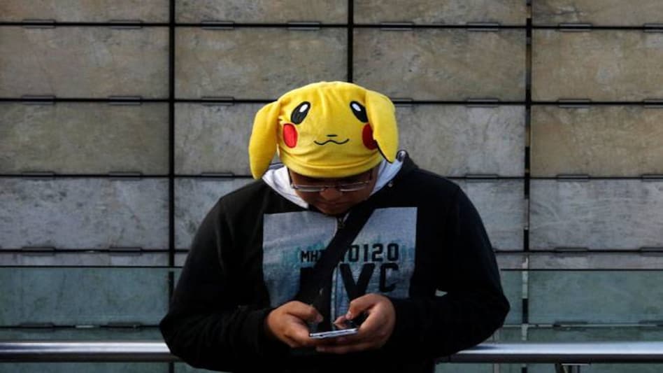 Pokemon Go user. Image: Reuters Pokemon Go user. Image: Reuters