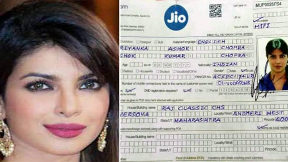 Even Priyanka Chopra could not resist the temptation of a Reliance Jio sim? Even Priyanka Chopra could not resist the temptation of a Reliance Jio sim?