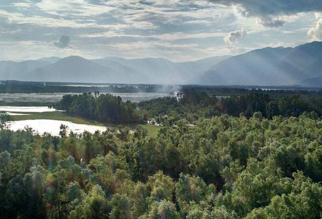 Jhelum water entering Wular lake (Photo: Karan Dhar) Jhelum water entering Wular lake (Photo: Karan Dhar)