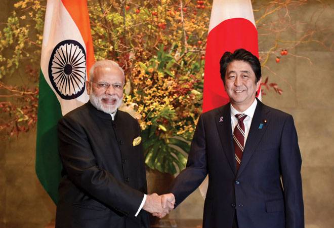 Prime Minister Narendra Modi with Japanese Premier Shinzo Abe (PIB) Prime Minister Narendra Modi with Japanese Premier Shinzo Abe (PIB)