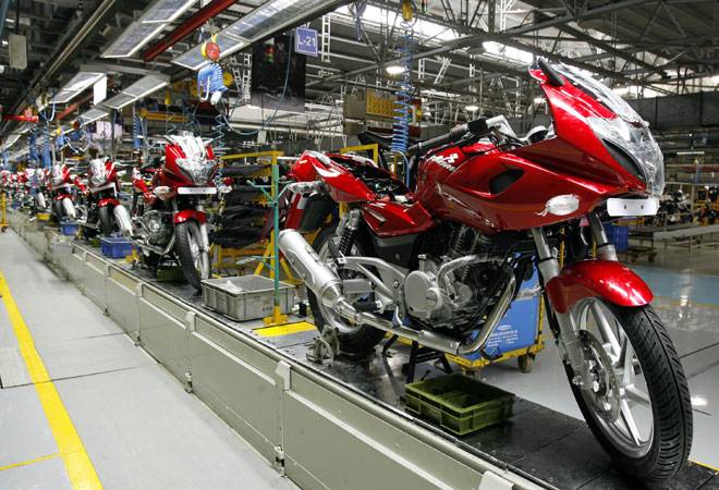 Bajaj Auto sales rise marginally, stock falls nearly 2 per cent