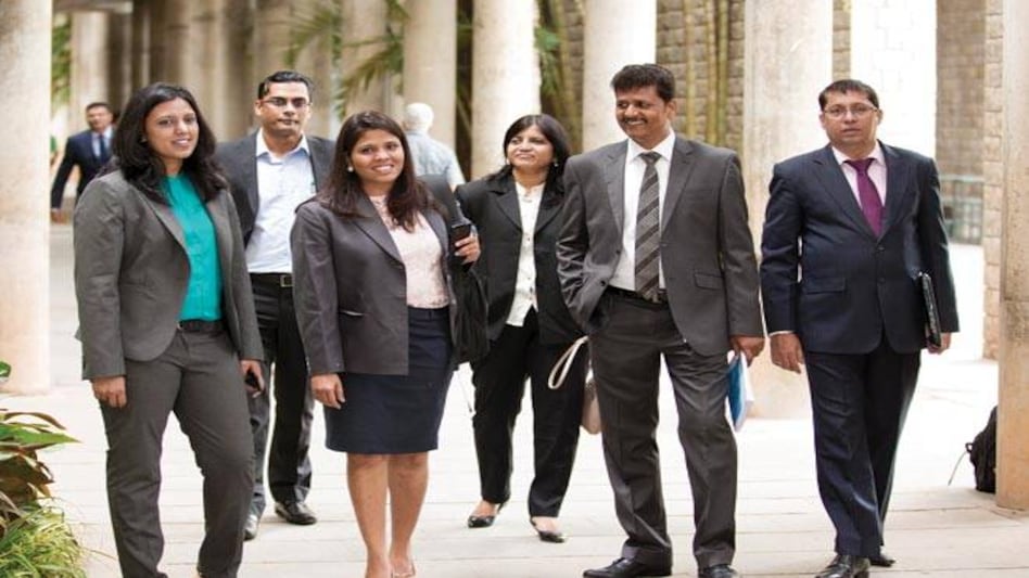STEPPING OUT: IIM Bangalore says it will 'arrive globally' in a couple of decades (Courtesy IIM-B) STEPPING OUT: IIM Bangalore says it will 'arrive globally' in a couple of decades (Courtesy IIM-B)