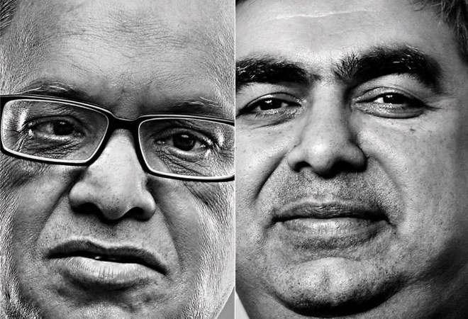 N. R. NARAYANA MURTHY Co-founder, Infosys and VISHAL SIKKA, CEO & MD, Infosys (Pic: Nilotpal Baruah) N. R. NARAYANA MURTHY Co-founder, Infosys and VISHAL SIKKA, CEO & MD, Infosys (Pic: Nilotpal Baruah)