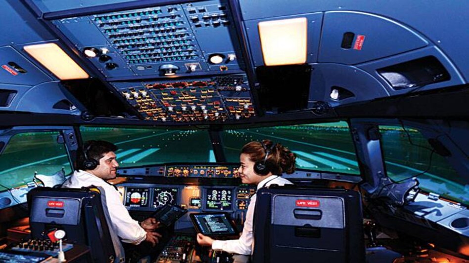 Every IndiGo pilot has to go through flight simulator training once every six months (Photo: Shekhar Ghosh) Every IndiGo pilot has to go through flight simulator training once every six months (Photo: Shekhar Ghosh)