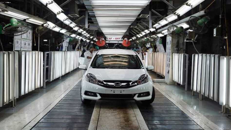 A Honda Mobilio car is pictured at the production line at a Honda plant in Noida (Photo: Reuters) A Honda Mobilio car is pictured at the production line at a Honda plant in Noida (Photo: Reuters)
