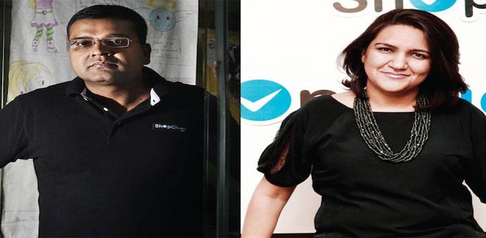SANDEEP AGGARWAL (L): Co-founder and former CEO, ShopClues and RADHIKA AGGARWAL: Co-founder & Chief Business Officer, ShopClues SANDEEP AGGARWAL (L): Co-founder and former CEO, ShopClues and RADHIKA AGGARWAL: Co-founder & Chief Business Officer, ShopClues