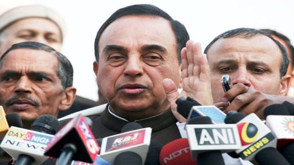 BJP MP Subramanian Swamy questions GSTN's shareholding pattern BJP MP Subramanian Swamy questions GSTN's shareholding pattern