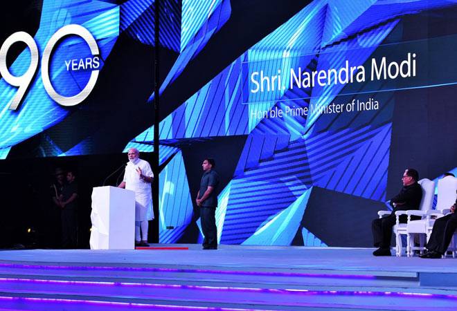 Prime Minister Narendra Modi attends 90 years celebrations of the Essel