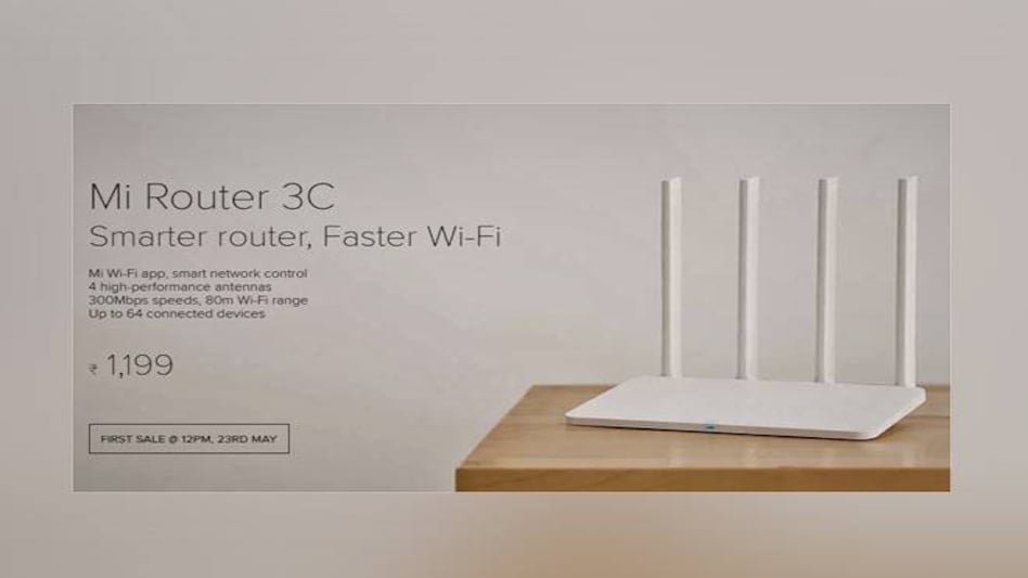 Xiaomi launches Mi Router 3C with smart Mi WiFi app, priced at Rs 1,199 Xiaomi launches Mi Router 3C with smart Mi WiFi app, priced at Rs 1,199