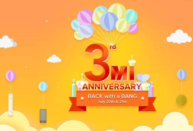 Xiaomi's 3rd Mi anniversary begins today: Redmi 4A at Re 1, earphones, powerbanks on offer