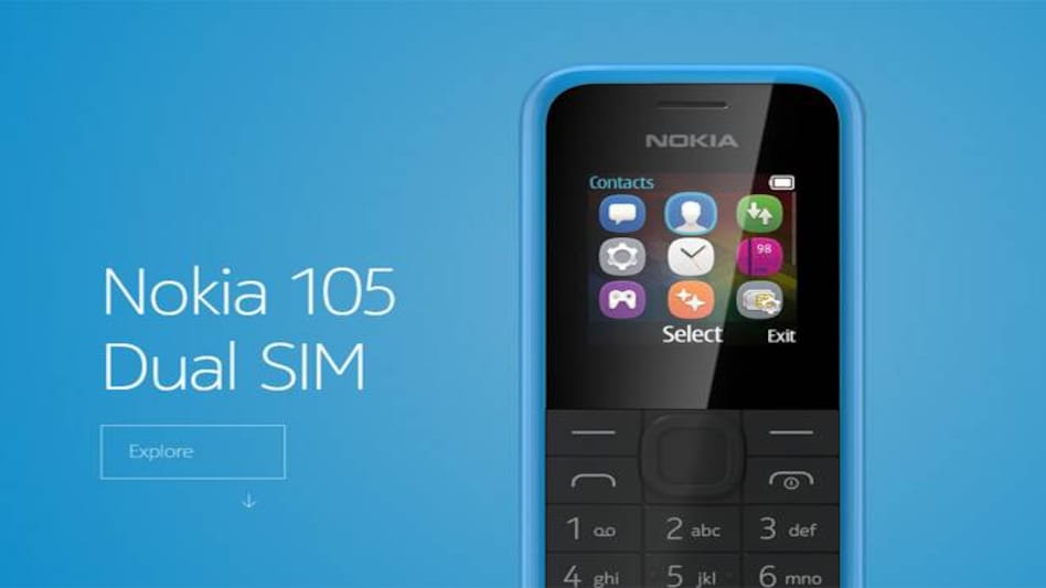 Nokia launches feature phone Nokia 105 at Rs 999 in India Nokia launches feature phone Nokia 105 at Rs 999 in India