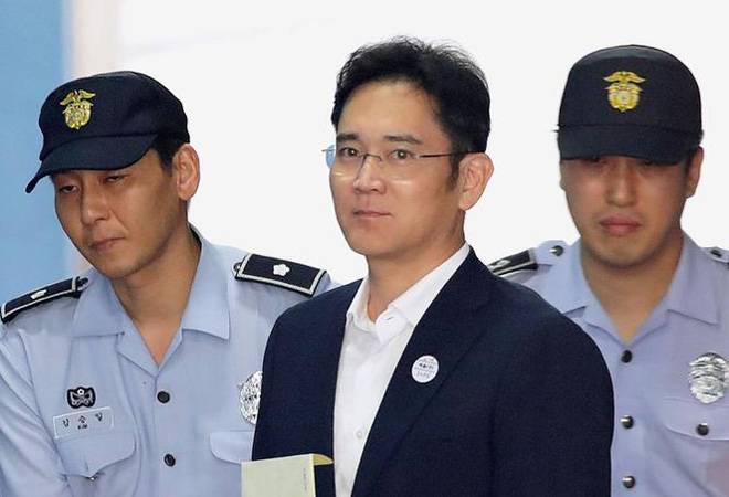 South Korean court sentences Samsung heir to 5 years prison
