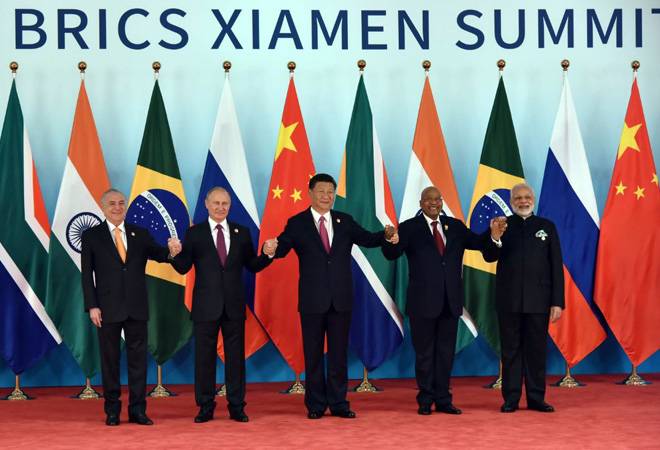 BRICS Summit 2017 LIVE: PM Narendra Modi meets Putin; Joint declaration condemns Pakistan-based Jaish-e-Mohammad and LeT