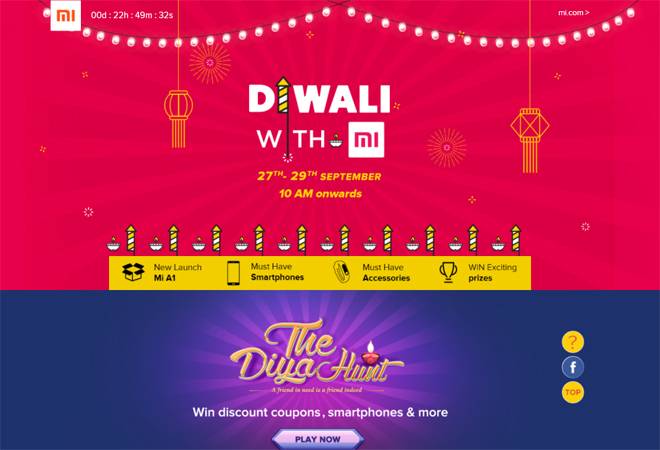 Xiaomi 'Diwali with Mi' sale is on; first Re 1 flash sale at 11am