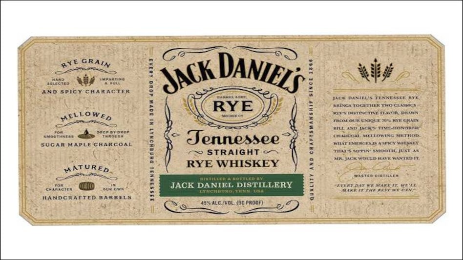 Jack Daniel's to launch its new charcoal-mellowed Tennessee Rye whisky Jack Daniel's to launch its new charcoal-mellowed Tennessee Rye whisky