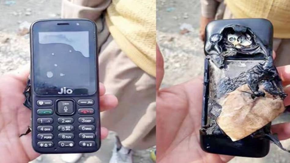 Reliance JioPhone explodes while charging, company claims intentional sabotage Reliance JioPhone explodes while charging, company claims intentional sabotage