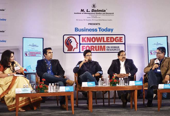 Panellists discussing âHow To Create A Perfect Work Cultureâ (Photo: Milind Shelte) Panellists discussing âHow To Create A Perfect Work Cultureâ (Photo: Milind Shelte)