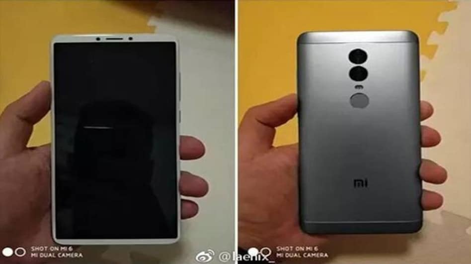 Xiaomi Redmi Note 5 leaked in live image along with specifications Xiaomi Redmi Note 5 leaked in live image along with specifications